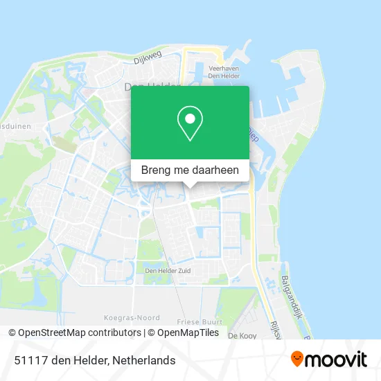 51117 den Helder kaart