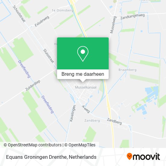 Equans Groningen Drenthe kaart