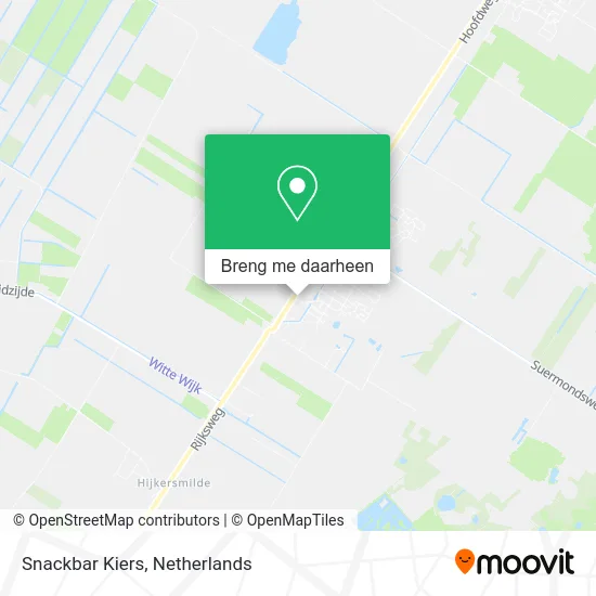 Snackbar Kiers kaart