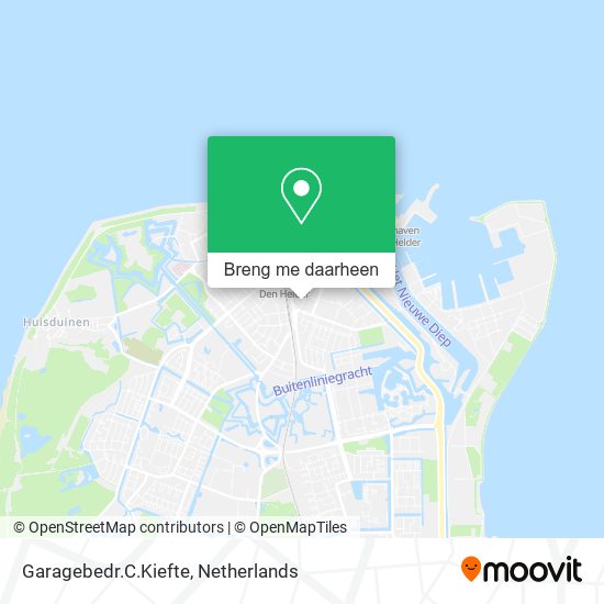 Garagebedr.C.Kiefte kaart