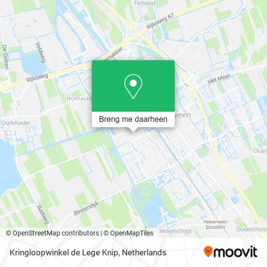 Kringloopwinkel de Lege Knip kaart