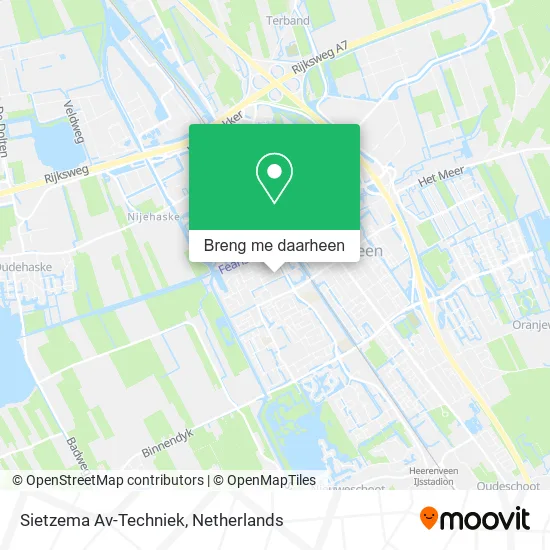 Sietzema Av-Techniek kaart