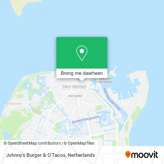 Johnny's Burger & O'Tacos kaart