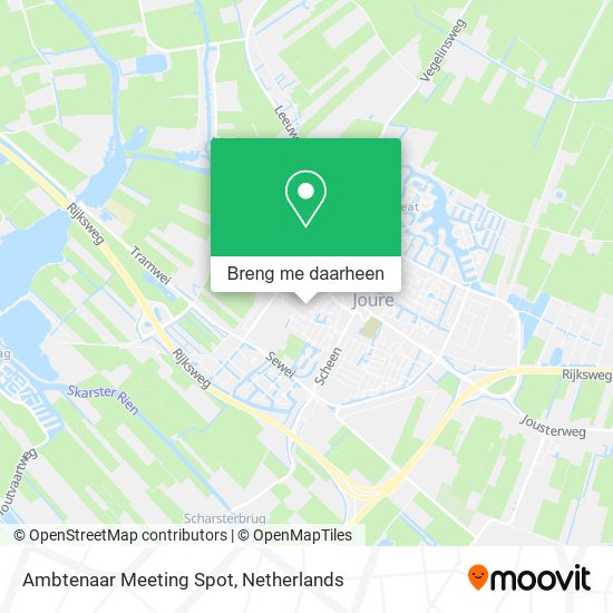 Ambtenaar Meeting Spot kaart