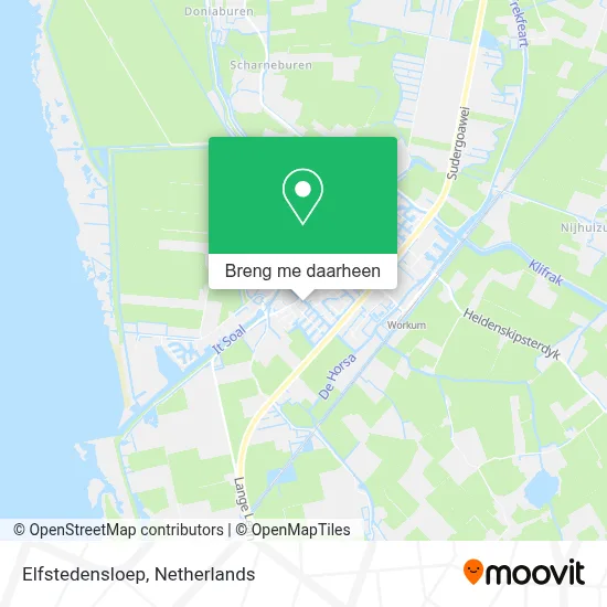 Elfstedensloep kaart