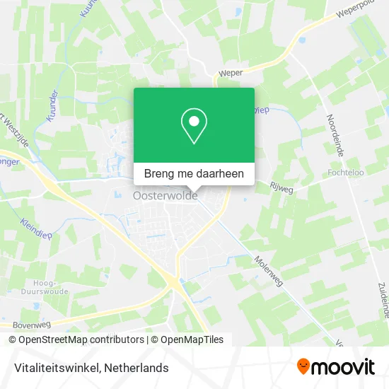 Vitaliteitswinkel kaart