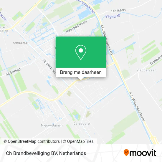 Ch Brandbeveiliging BV kaart