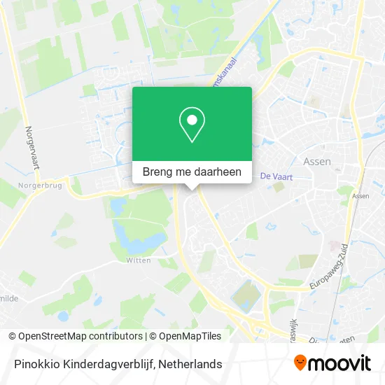 Pinokkio Kinderdagverblijf kaart