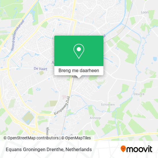 Equans Groningen Drenthe kaart