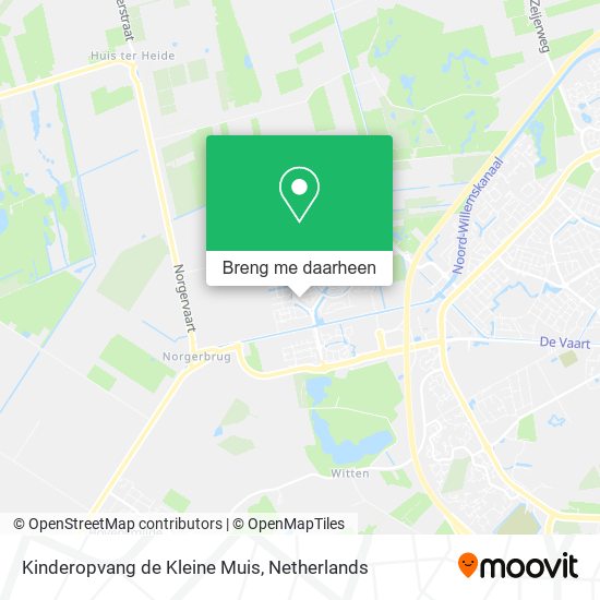 Kinderopvang de Kleine Muis kaart