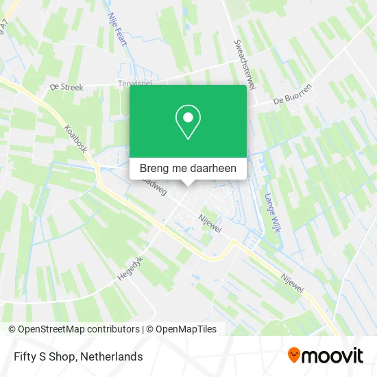 Fifty S Shop kaart