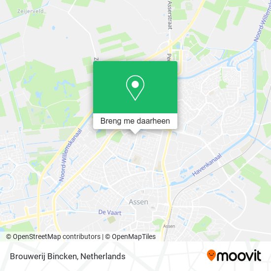 Brouwerij Bincken kaart