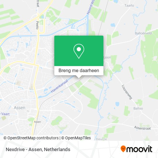 Nexdrive - Assen kaart