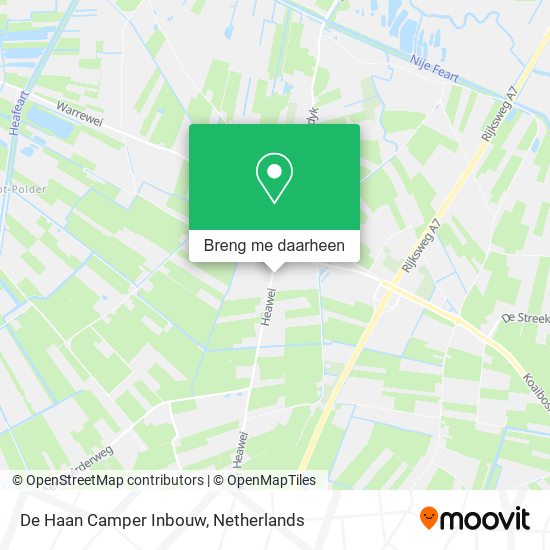 De Haan Camper Inbouw kaart