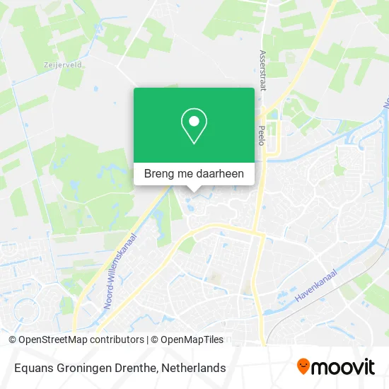 Equans Groningen Drenthe kaart