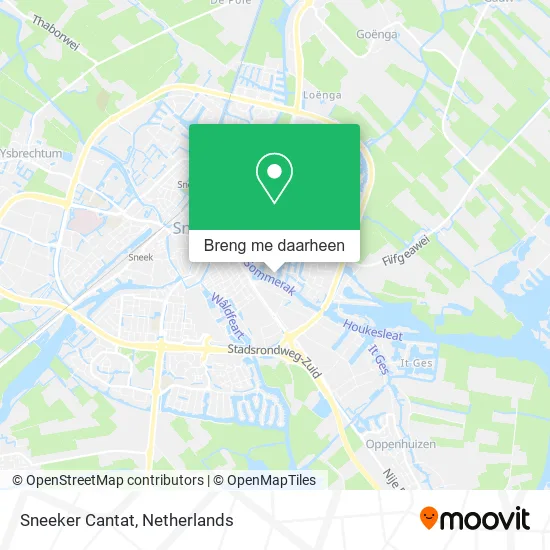 Sneeker Cantat kaart