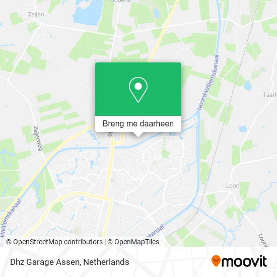 Dhz Garage Assen kaart