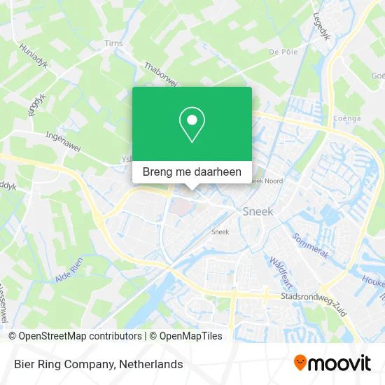 Bier Ring Company kaart