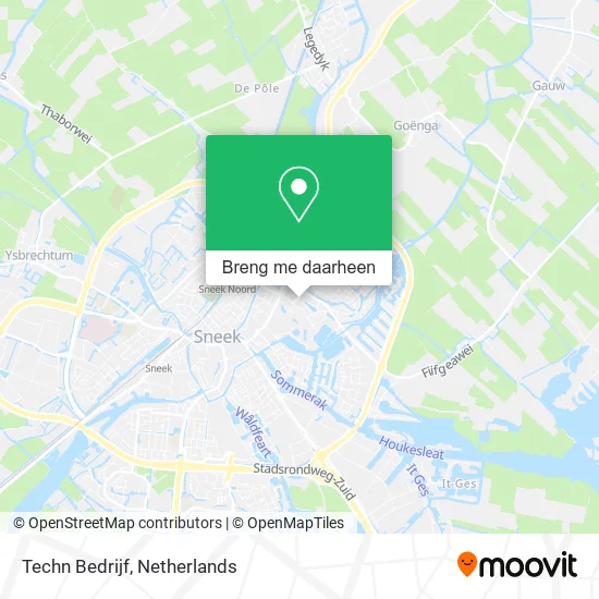 Techn Bedrijf kaart