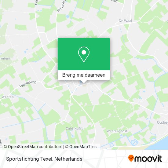 Sportstichting Texel kaart