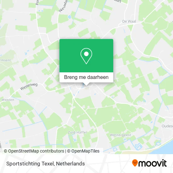 Sportstichting Texel kaart