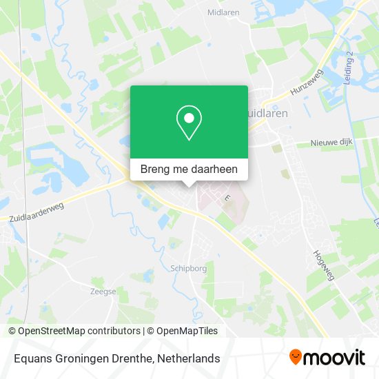 Equans Groningen Drenthe kaart