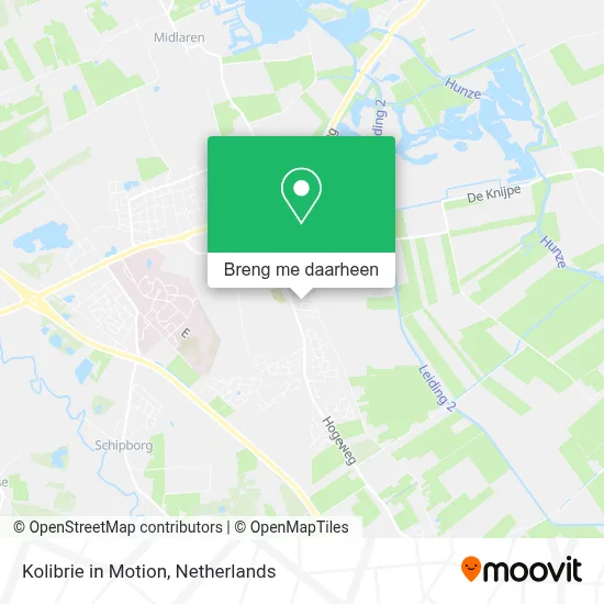 Kolibrie in Motion kaart