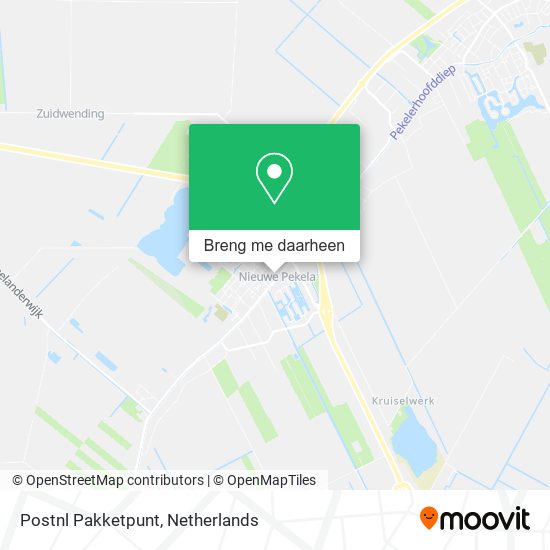 Postnl Pakketpunt kaart