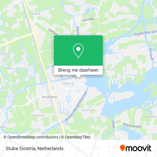 Stube Oostria kaart