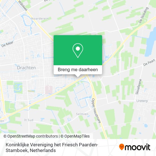 Koninklijke Vereniging het Friesch Paarden-Stamboek kaart