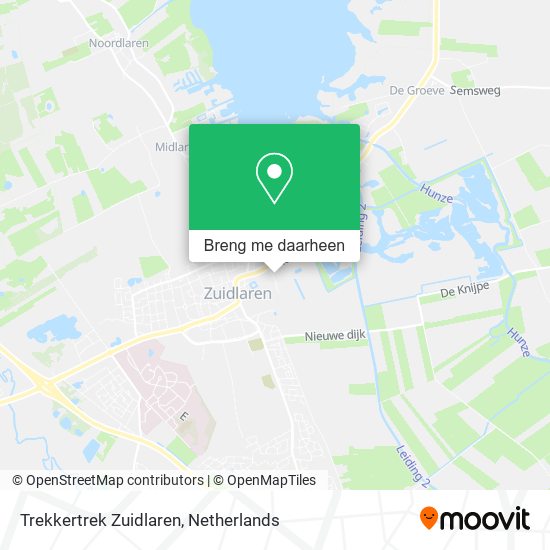 Trekkertrek Zuidlaren kaart