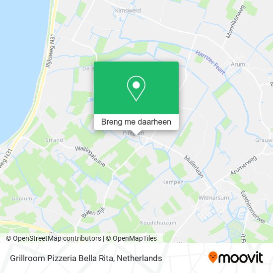 Grillroom Pizzeria Bella Rita kaart