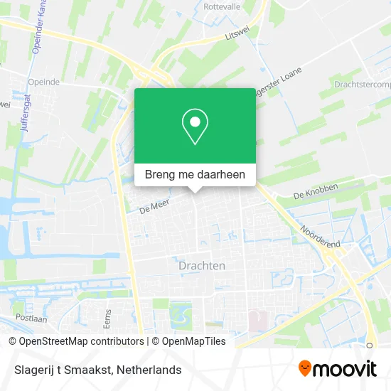 Slagerij t Smaakst kaart