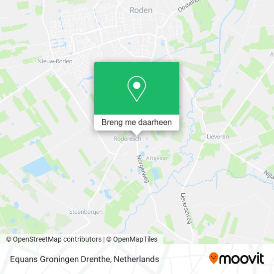 Equans Groningen Drenthe kaart