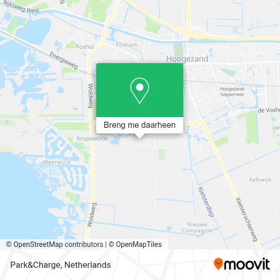 Park&Charge kaart