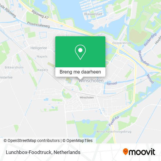 Lunchbox-Foodtruck kaart