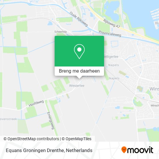 Equans Groningen Drenthe kaart