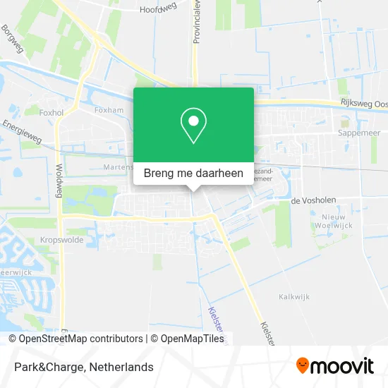 Park&Charge kaart