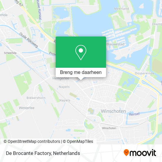 De Brocante Factory kaart