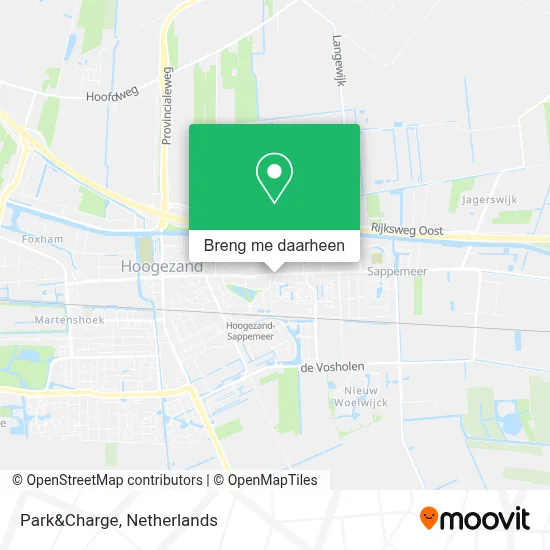 Park&Charge kaart