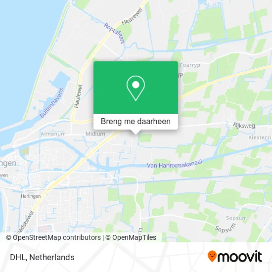 DHL kaart