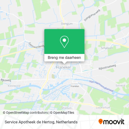 Service Apotheek de Hertog kaart