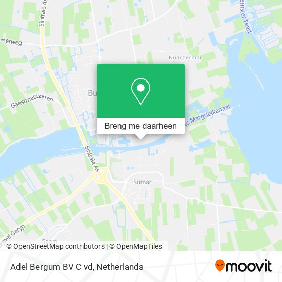 Adel Bergum BV C vd kaart