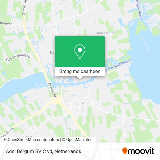 Adel Bergum BV C vd kaart