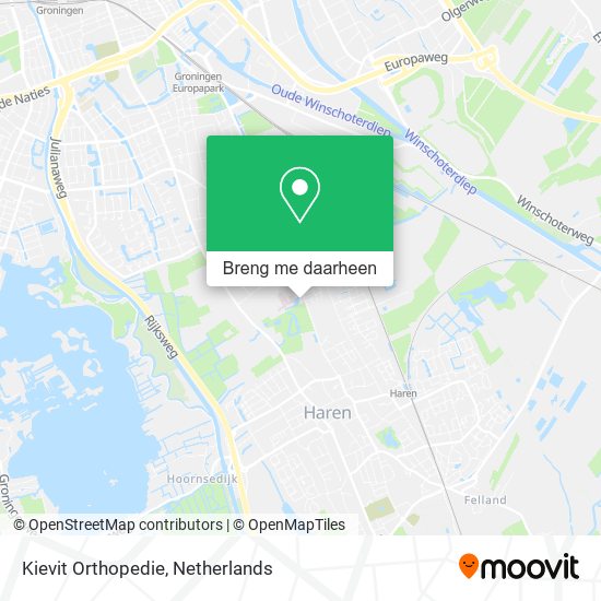 Kievit Orthopedie kaart