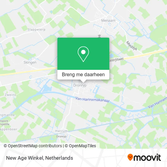 New Age Winkel kaart