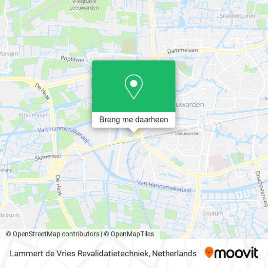Lammert de Vries Revalidatietechniek kaart