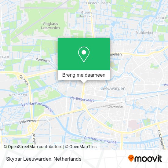 Skybar Leeuwarden kaart