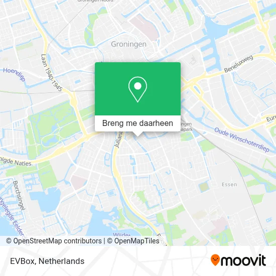 EVBox kaart