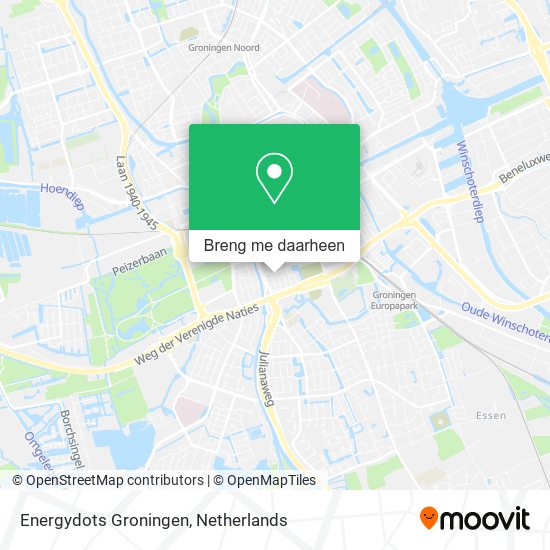 Energydots Groningen kaart